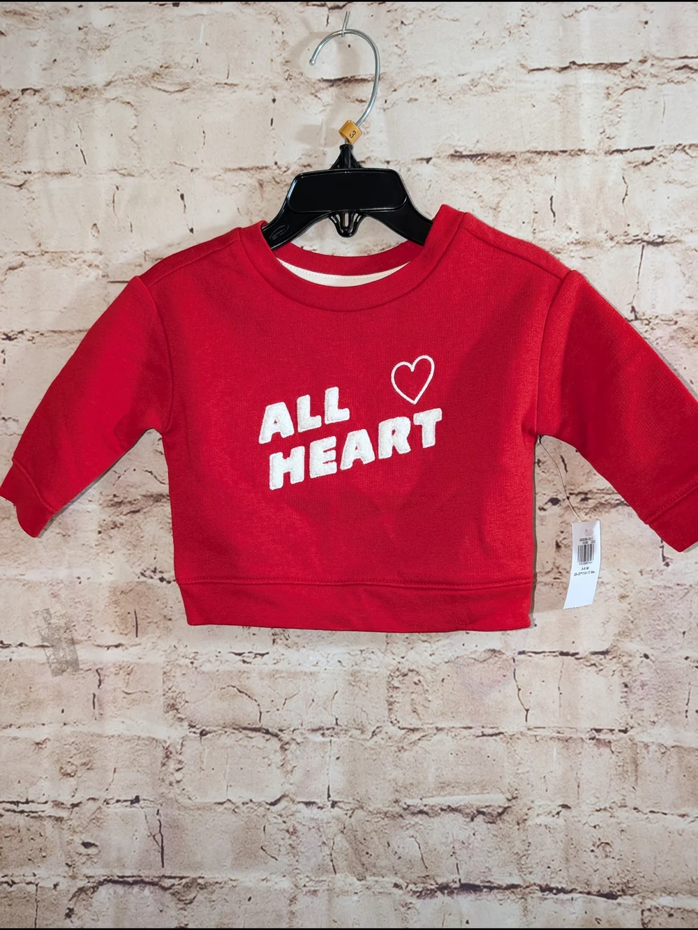 ~Old Navy All Heart Baby Sweatshirt 3-6 Months